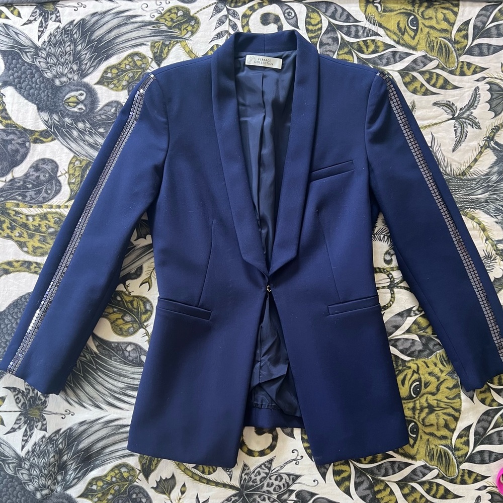 Versace Collection Blue Women's Blazer